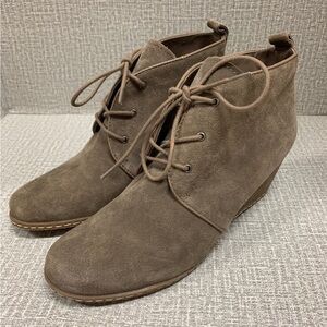 Franco Sarto Annabelle Lace Up Wedge Booties